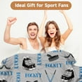 thumbnail image 4 of Gresahom Hockey Throw Blanket for Boys Men, Ice Hockey Gifts Soft Plush Flannel Blanket for Kids Teen Adults, Hockey Fan Sport Fleece Blanket for Birthday Graduation Children's Day Travel in(40"x50"), 4 of 7