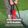 thumbnail image 6 of Coleman EasyFlate Dual-Action Manual Air Pump, Portable Hand Pump Inflator with 3 Adapters, 6 of 12