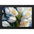 thumbnail image 2 of Stephen Chambers 14x11 Black Modern Wood Framed Wall Art Titled - Tulips 6, 2 of 6