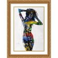 thumbnail image 2 of Stephen Chambers 18x24 Gold Ornate Wood Framed With Double Matting Wall Art Titled - Muse, 2 of 6