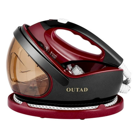 OUTAD 1300W Portable Handheld Garment Steamers with Brushes 1100ml Water Tank on Clearance