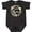 Black Leopard, variant on Inktastic I Love My Nana- Flower Circle Boys or Girls Baby Bodysuit