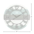 thumbnail image 4 of FirsTime & Co. Teal Shabby Planks Wall Clock, Farmhouse, Analog, 27 x 1.75 x 27 in, 4 of 4