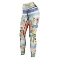 thumbnail image 6 of High Waisted Leggings for Women Regular & Plus - No See Through Tummy Control Cycling Workout Yoga Pants without Pockets Spring Floral L, 6 of 6