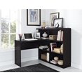 thumbnail image 1 of Trilium Way Sit/Stand L-Shaped Desk, Espresso, 1 of 6