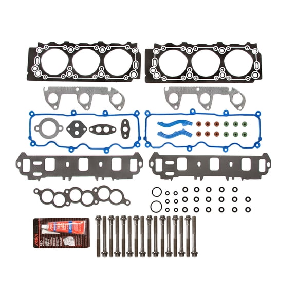 Evergreen HSHB8-21400 Head Gasket Set Head Bolts Fit 91-98 Ford Ranger Aerostar Mazda B3000 3.0 OHV V6