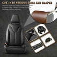 thumbnail image 6 of 2Pcs PU Leather Patch for Car Seat Repair, 7.87 x 3.93in Self-Adhesive Leather Repair Patch Tape Vinyl Repairs Kit,Portable Car Leathers Repairs Kit for Cars Upholstery Seat,Furniture(Black), 6 of 6