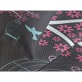 thumbnail image 4 of Ambesonne Tree Quilted Bedspread Set 3 Pcs, Tree Bitd Cage Leaves, Queen Size, Grey Pink Pale Grey, 4 of 5