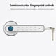 thumbnail image 2 of Cerradura de puerta compatible con Bluetooth Cerradura inteligente de carga USB con 2 llaves para apartamento Hugtrwg  Para estrenar, 2 of 9