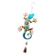 thumbnail image 3 of Campana de viento de gecko de vidrio de colores, escultura de gecko colgante, campanas de viento, gecko duradero Azul, 3 of 9