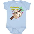 thumbnail image 3 of Inktastic My Grandma Loves Me Sloth Boys or Girls Baby Bodysuit, 3 of 5