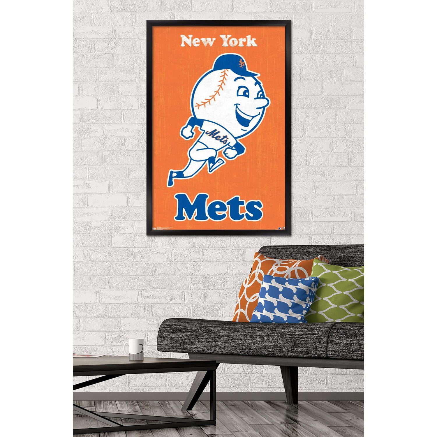 MLB New York Mets - Retro Logo 11 Wall Poster, 22.375