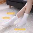 thumbnail image 5 of Womens Fuzzy Socks Super Soft Fluffy Winter Warm Cozy Home Sleeping Socks 5 Pairs, 5 of 6