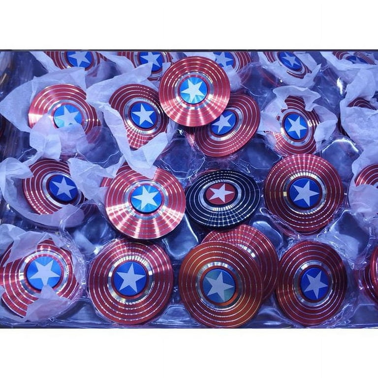 Metal Handheld Finger Fidget Spinner Stress Relief Toy Captain