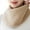 Khaki, variant on snilers Neck Gaiter Woman Fall Winter Thickened Warm Fleece Neck Warmer Trendy Double Buttons Windproof Neck Scarf for Skiing Cycling Riding