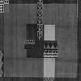 thumbnail image 1 of Ahgly Company Indoor Square Abstract Gray Modern Area Rugs, 7' Square, 1 of 4