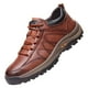 thumbnail image 4 of FLhrweasw Zapatos Engrosamiento Casuales para Hombres Cuero Ligero para Otoño Invierno (41 Light Brow, 4 of 9