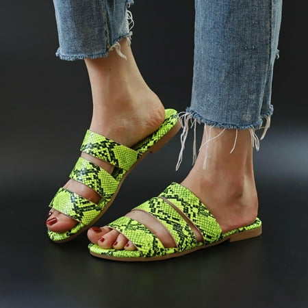 

Binmer Ladies Solid Color Bow Breathable Non-Slip Wear-Resistant Sandals