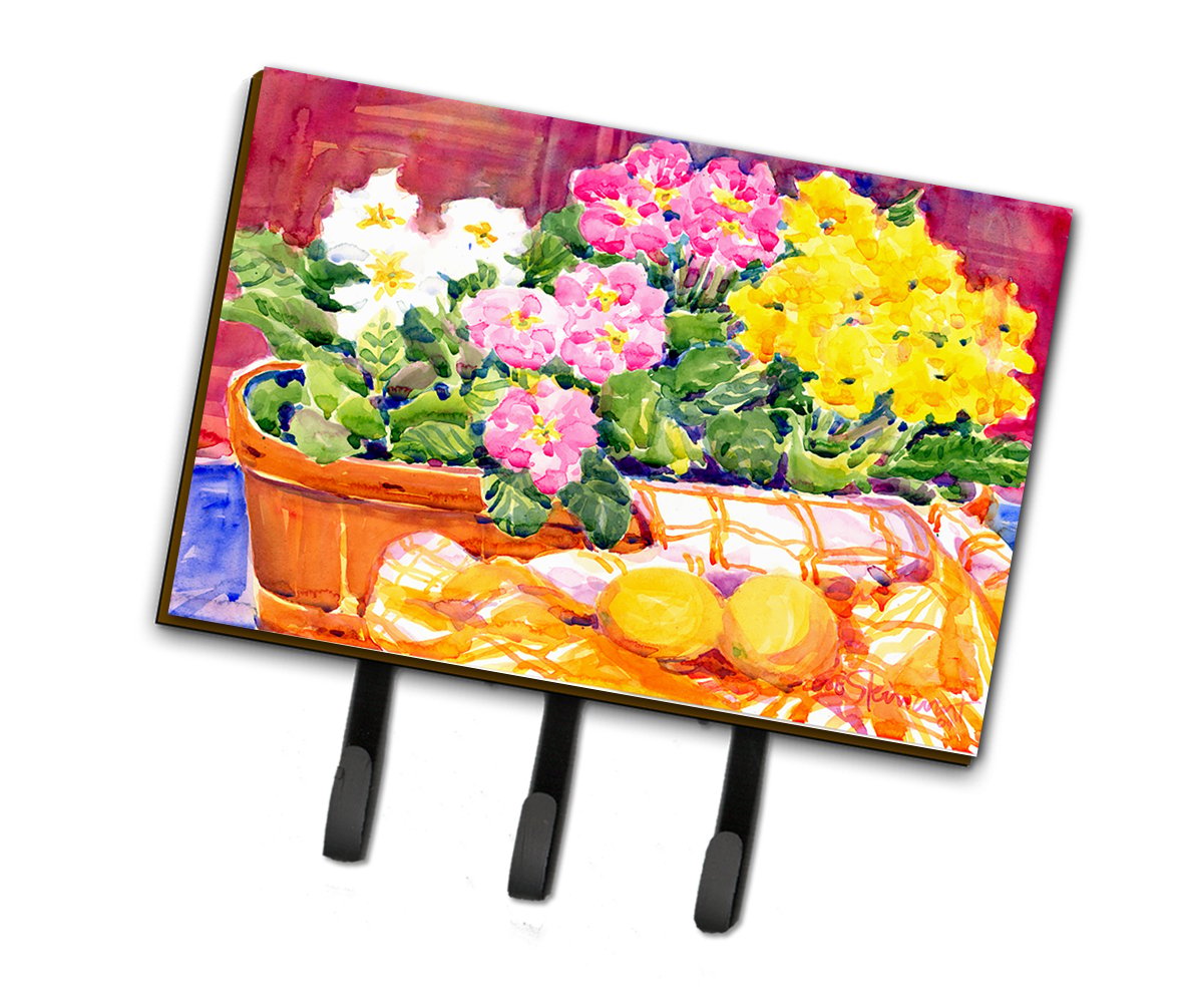 Carolines Treasures 6061TH68 Flower - Primroses Leash or Key Holder Triple multicolor