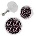 thumbnail image 2 of 4 Pcs Skull Knobs for Kitchen Cabinet Cupboard Dresser Bookcase Drawer Pulls Handles Round Home Decor, 2 of 5