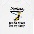 thumbnail image 4 of Inktastic Diving Future Scuba Diver Like Daddy Boys Baby Bodysuit, 4 of 5
