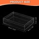 thumbnail image 2 of Caja Acrílica Uxcell con Tapa, Cajas de Exhibición Acrílicas Transparentes, Contenedores Cuadrados de Plástico para Almacenamiento Organizador 10.24"x7.09"x2.36", 2 of 7