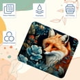 thumbnail image 3 of Fox 8.3x9.8 Inch Square Non-Slip Rubber Bottom Printed Mouse Pad, Desk Pad for Office and Gaming, 3 of 6