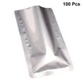 thumbnail image 3 of 100pcs Aluminum Foil Mylar Bags Flat Vacuum Sealing Bag Food Storage Pouches Heat-resistant Packaging Bag (12x17cm), 3 of 6