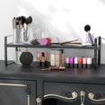 thumbnail image 5 of Organizador De Estantes De Gabinete Expandible, Estante De Especias De Metal Ajustable, Estantes De Almacenamiento Independientes Apilables Para Gabinete De Cocina Debajo Del Fregadero, Escritorio De, 5 of 5