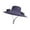 Purple, variant on Solar Fan Hat Breathable Gifts Wide Brim for Hiking Trekking Backpacking Camping Purple