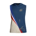 thumbnail image 5 of GrmtClth Mens Usa Flag Hooded Tank Tops Independence Day 1776-2026 Summer Gym Hoodie Sleeveless Workout Muscle Shirts Sporty Bodybuilding Clothing Blue XL, 5 of 7