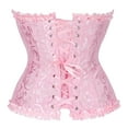 thumbnail image 3 of Grebrafan Women Bustiers Corsets Gothic Pink 3XL, 3 of 5