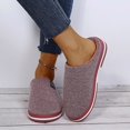 thumbnail image 4 of VerPetridure House Slippers for Women Men Cotton Slippers Women's And Winter Home Thick-Soled Warm Plush Slippers, 4 of 6