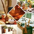 thumbnail image 5 of Efavormart Set of 6 Vintage Embossed Amber Gold Glass Bud Vases, Decorative Apothecary Style Reed Diffuser Table Centerpieces, 5 of 5