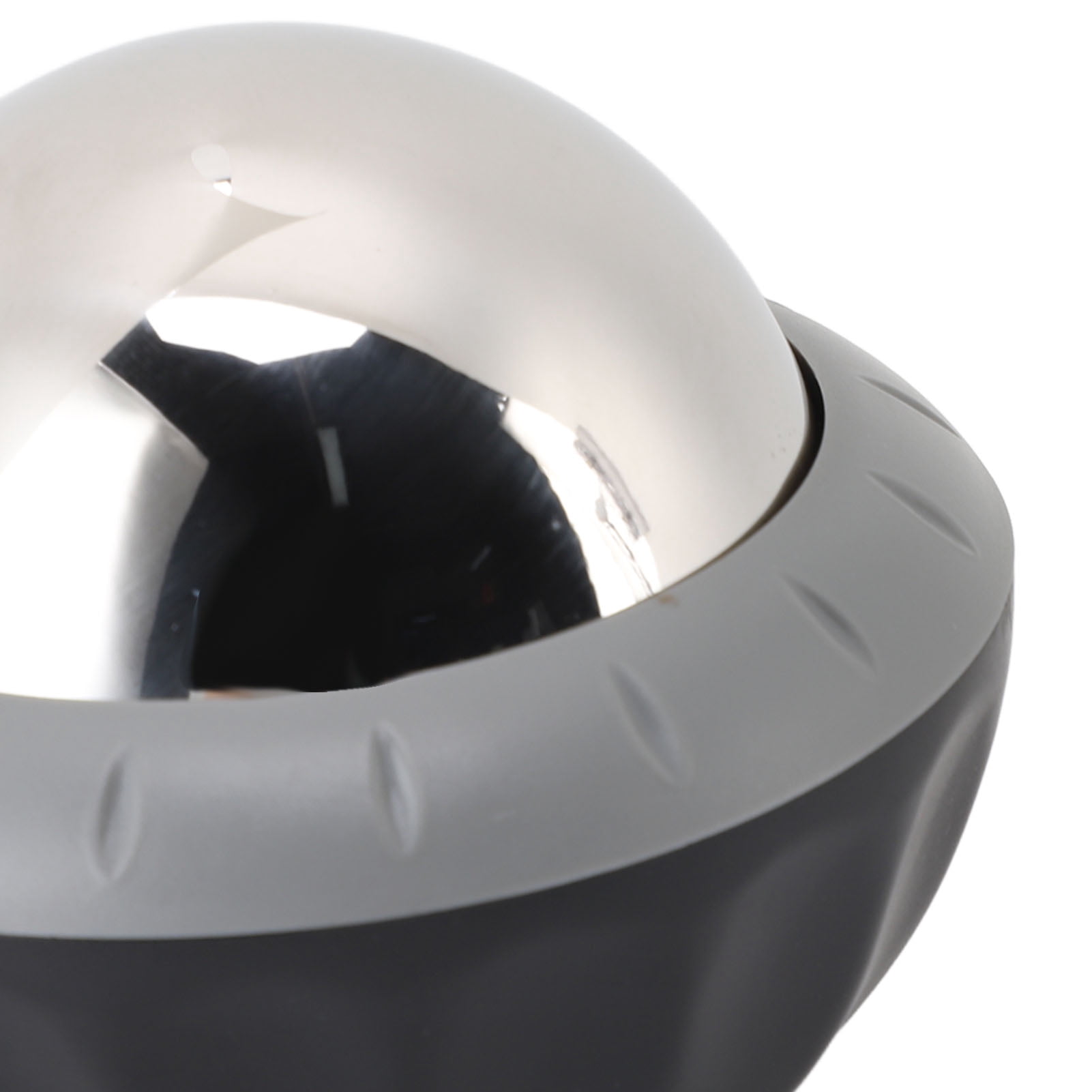 M Buder Cryosphere Ice Massage Roller Ball Stainless Steel Cold Hot Compress Deep Tissue Muscle Massager Grey Black