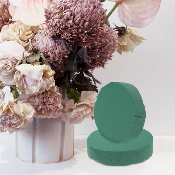 PTOOTP Green Round Floral Foam, Durable for Professional Florists and DIY Flower Displays