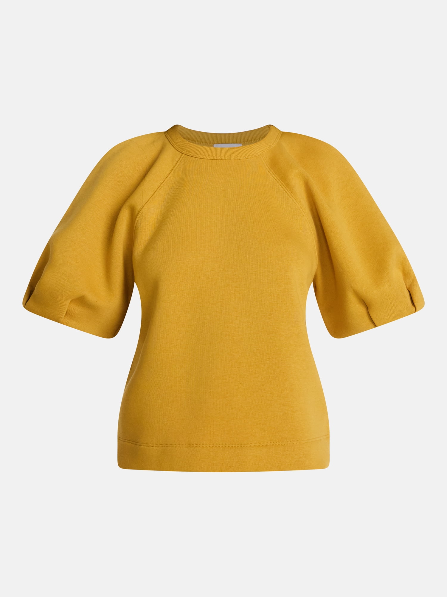 Scenario Women's Fleece Top with Lantern Sleeves, Size XS-XXXL