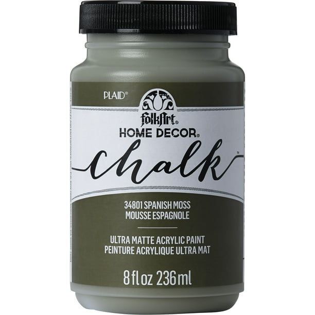 FolkArt Home Décor Chalk Acrylic Craft Paint, Spanish Moss, Ultra Matte