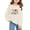 R89-Beige, variant on RMGVDSD Back To School Sweatshirt for Girls Letter Print Long Sleeve Pullover Crewneck Sweatshirts First Day Of School Soft Casual Tops Kids Sweatshirt 3-4 Years