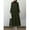 Army Green, variant on ZANZEA Women Full Sleeved Casual Long Sweatshirts Dresses Pullover Dress
