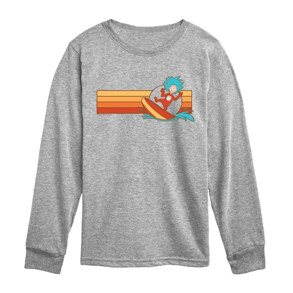 Dr. Seuss - Surfing Thing Long Sleeve Graphic T-Shirt