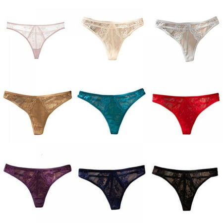 

Female Briefs Women Panties Seamless Thongs Lace G-String Low Rise Underpanties Female Sexy Panties 9pcs