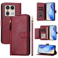 thumbnail image 3 of Funda para Motorola Edge 50 5G Cartera de Mano con Cremallera y Correa Cruzada Desmontable, 3 of 5