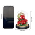 thumbnail image 2 of HZLKADAQ Eternal Flower Building Blocks with Display Dome - DIY Artificial Flower Bouquet Set, Forever Blooming Floral Model, Ideal Gift for Valentine's Day,Mother's Day,Birthday, 2 of 8