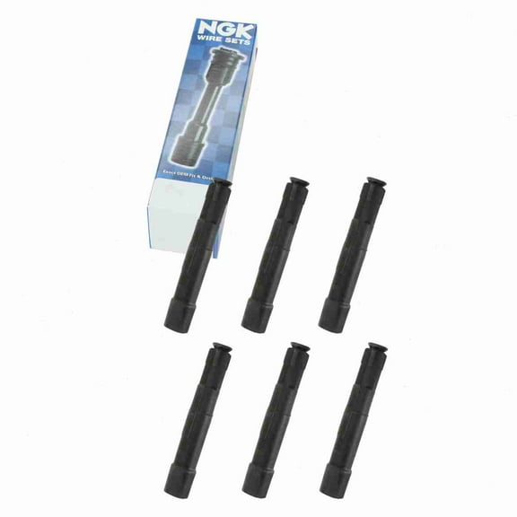 6 pc NGK 58937 Ignition Coil Boots for 148020 175-1032 35-7031 36-2042 50069 50069-1 671-8165 702462 SPB121 SPP57 SPP57E Direct Spark Plug Wire