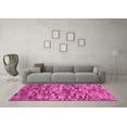 thumbnail image 3 of Ahgly Company Indoor Square Abstract Pink Modern Area Rugs, 8' Square, 3 of 4