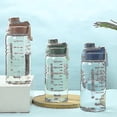 thumbnail image 3 of Botellas de agua Botella de agua de gran capacidad de 1500ml, jarras portátiles para deportes al aire libre, taza de agua graduada transparente, 3 of 4