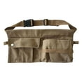 thumbnail image 2 of Bolsa de herramientas Puente de herramientas portátiles Policitas desmontables Multifuncionales Cinturón de la cintura Organizador de herramientas de Caqui, 2 of 8