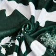 thumbnail image 7 of Exclusivo Mezcla Fleece Throw Blanket, Ultra Plush Christmas Holiday Printed Velvet Blankets,Lightweight and Cozy-50"x60"(Forest Green), 7 of 7