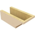 thumbnail image 5 of Ekena Millwork 6"W x 4"H x 12"L Burlington Woodgrain TimberThane Rafter Tail, Primed Tan, 5 of 6